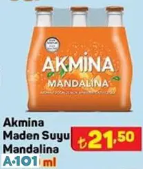 AKMİNA MADEN SUYU MANDALİNA 6'LI AKMİNA MADEN SUYU MANDALİNA 6'LI